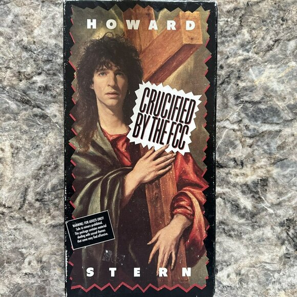 Howard Stern CRUCIFIED BY THE FCC vintage 1991 double cassette box set - Picture 1 of 2